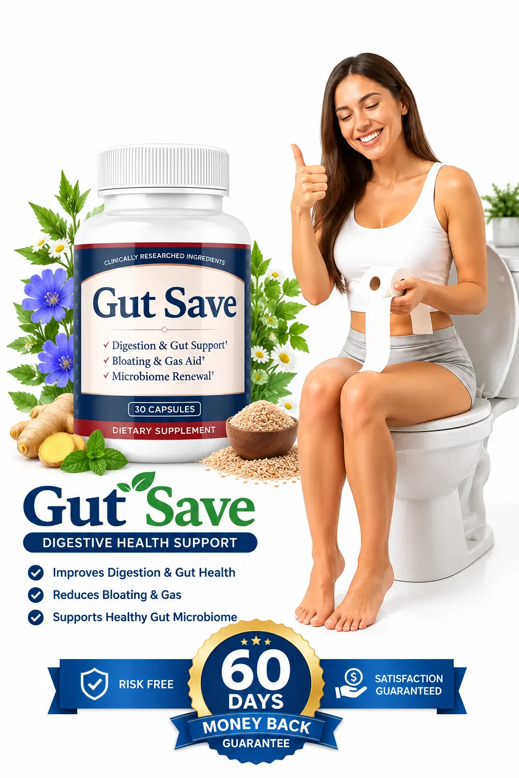 GutSave Daily Digestive Wellness Supplement